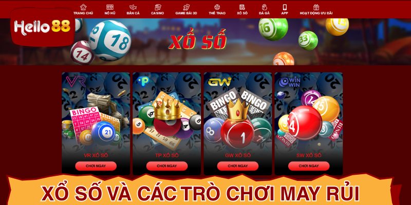 Xổ số và các trò chơi may rủi khác