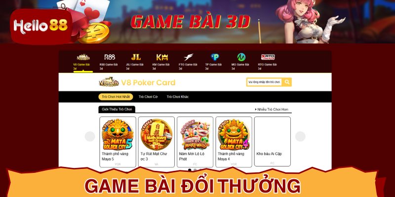 Đánh giá chung về sảnh game bài đổi thưởng trên trang web